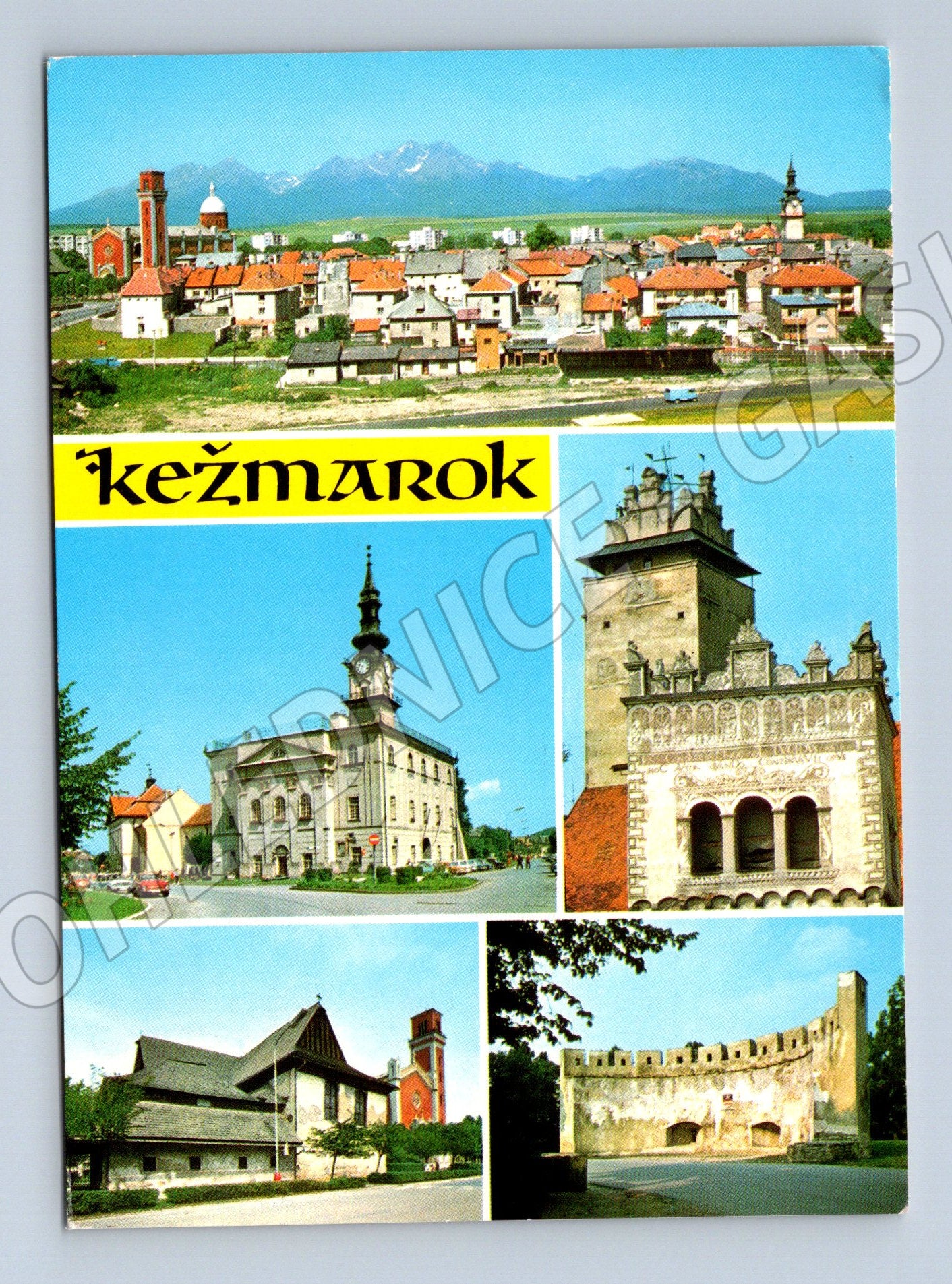Pohlednice Kežmarok historická pohlednice Slovensko 1971 (M8334)