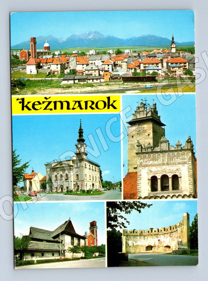 Pohlednice Kežmarok historická pohlednice Slovensko 1971 (M8334)