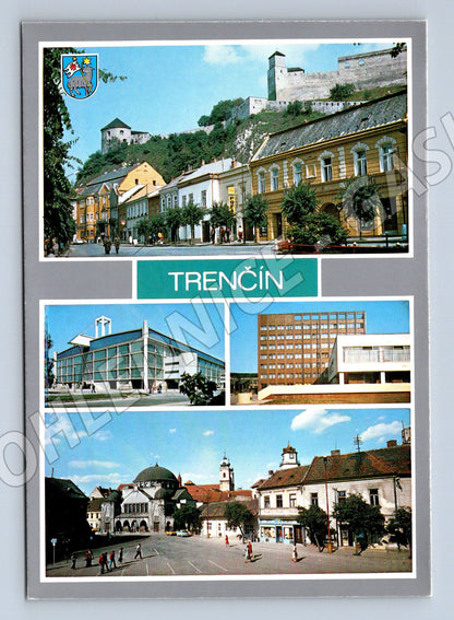 Pohlednice Trenčín vícepohled Slovensko Pressfoto ČSSR (M8349)