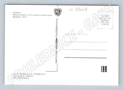 Pohlednice Trenčín vícepohled Slovensko Pressfoto ČSSR (M8349)