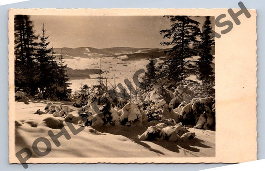 Pohlednice zimní krajina ČR do 1950 (M835)