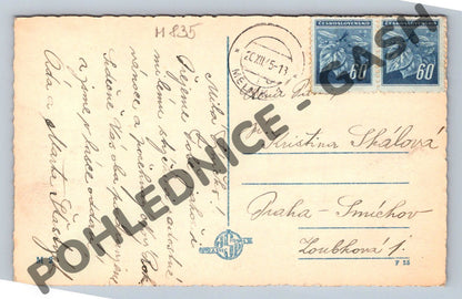 Pohlednice zimní krajina ČR do 1950 (M835)