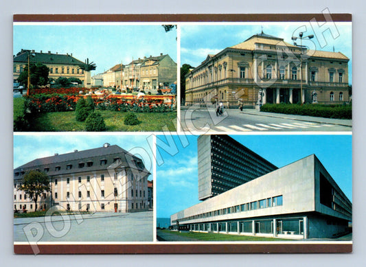 Postcard Martin Square Theatre Gallery Matica Slovenská (M8352)