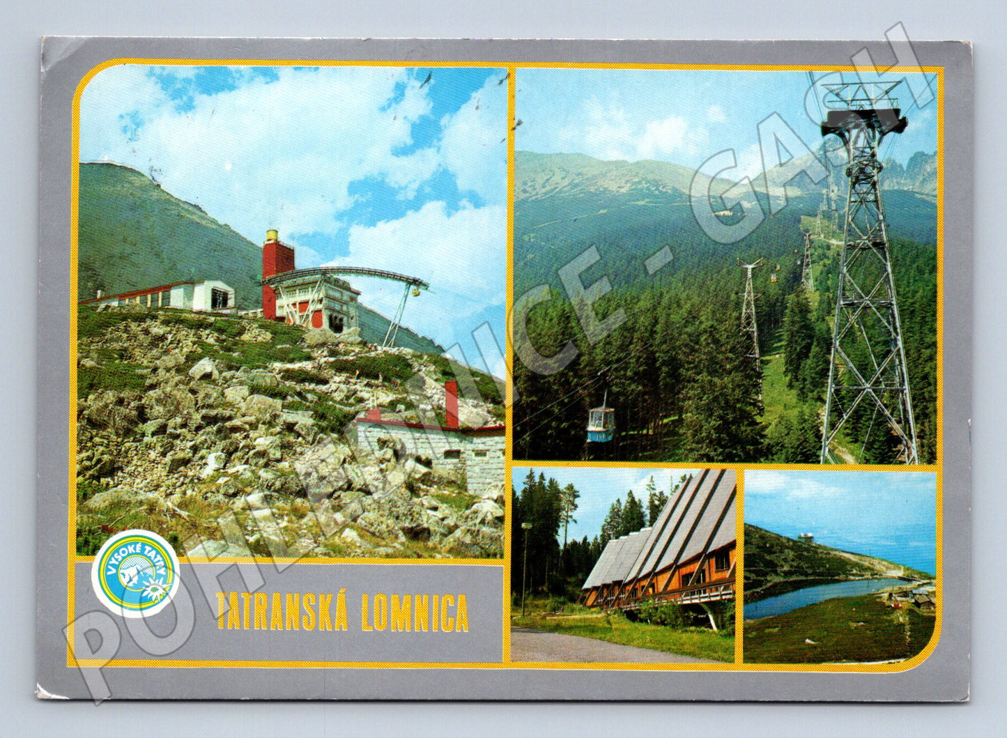 Pohlednice Tatranská Lomnica Vysoké Tatry lanovka historická (M8361)