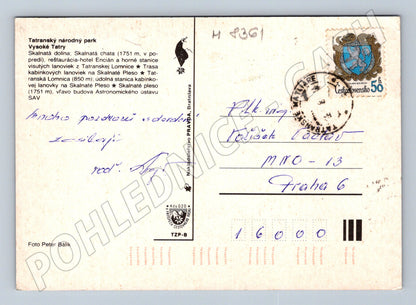 Pohlednice Tatranská Lomnica Vysoké Tatry lanovka historická (M8361)