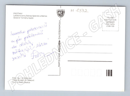 Postcard Piešťany Balnea Splendid Grand thermal pool (M8372)