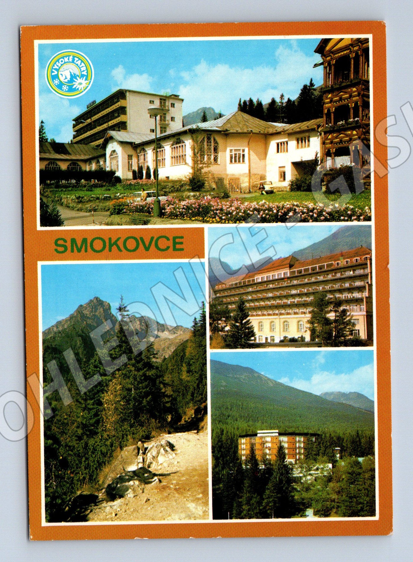 Pohlednice Smokovec Vysoké Tatry Nový Smokovec prošlá (M8380)
