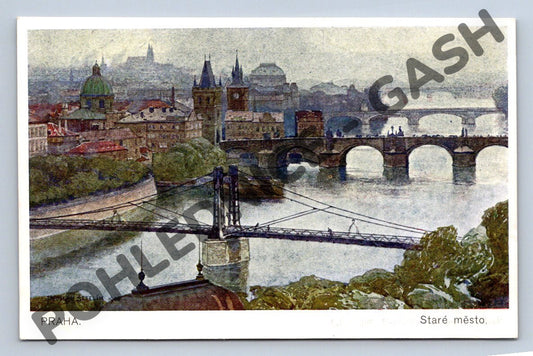 Pohlednice Praha Staré Město Karlův most J Šetelík (M839)