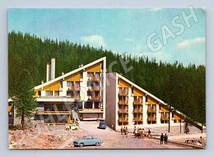 Postcard Strbské Pleso Hotel FIS High Tatras historical (M8391)