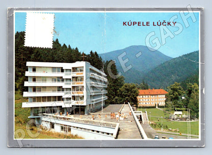 Pohlednice Kúpele Lúčky Slovensko velký formát odeslaná (M8392)