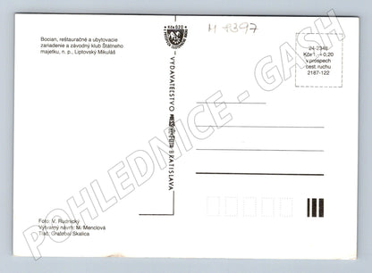 Pohlednice Liptovský Mikuláš Bocian Slovensko velký formát (M8397)