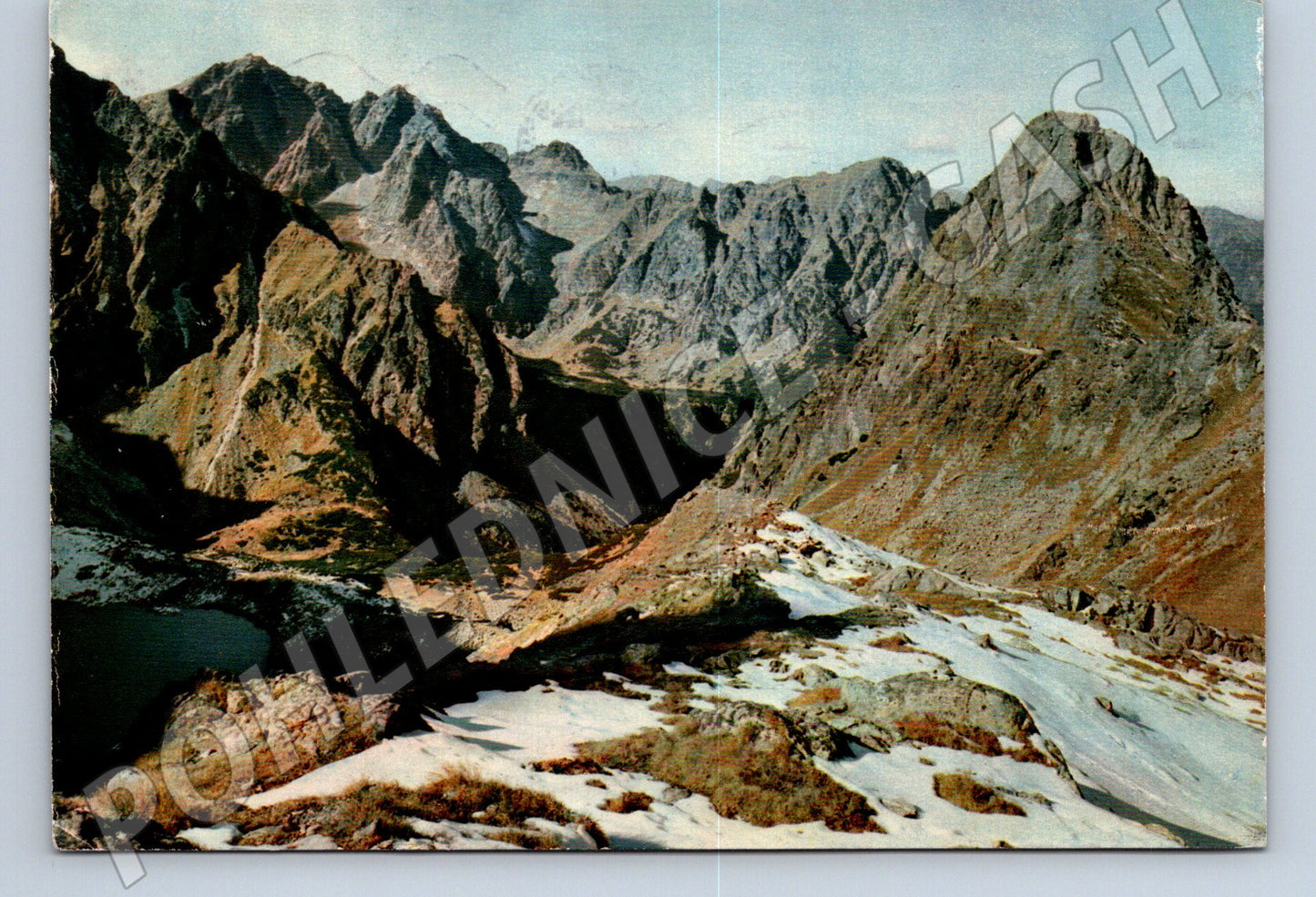 Pohlednice Tatranský národní park Rysy Tatry Československo (M8398)