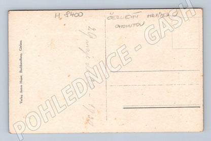 Pohlednice Zámek Rothenhaus Červený Hrádek u Jirkova 1929 (M8400)