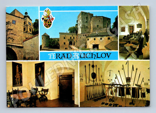 Pohlednice Hrad Buchlov interiéry exteriéry 13 století (M8409)