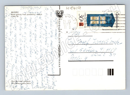 Pohlednice Bezděz hrad odeslaná Česká republika (M8419)
