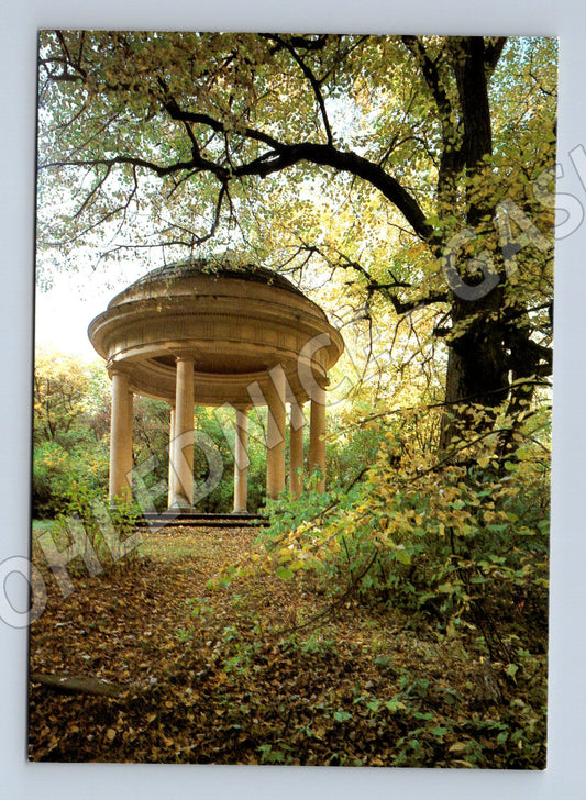 Pohlednice Krásný Dvůr gloriet v parku neprošlá (M8423)