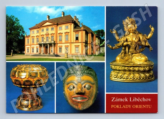 Pohlednice Liběchov zámek Poklady Orientu expozice (M8424)