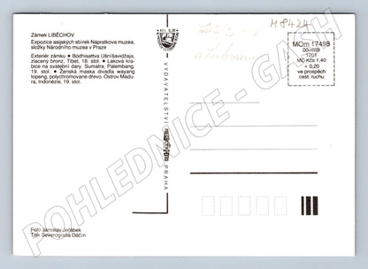 Pohlednice Liběchov zámek Poklady Orientu expozice (M8424)