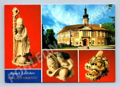 Pohlednice Liběchov zámek asijské umění Poklady Orientu (M8425)