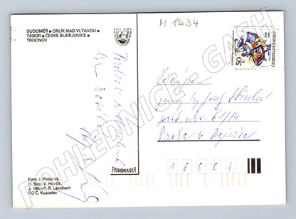 Pohlednice Stopou Jana Žižky v jižních Čechách koláž (M8434)