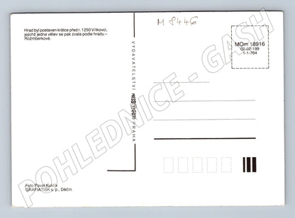 Pohlednice Hrad Rožmberk interiéry portréty celkový pohled (M8446)