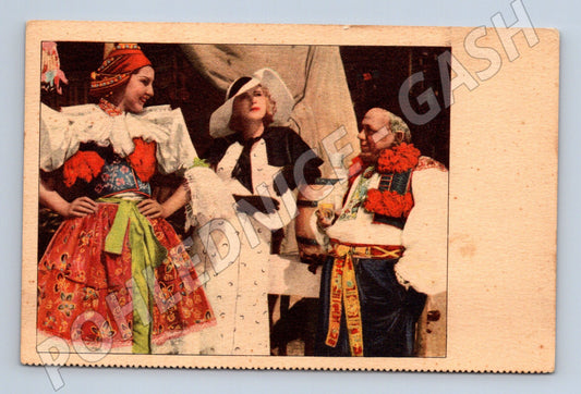 Pohlednice Scéna z filmu U svatého Antoníčka krojovaná (M8459)