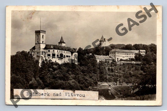 Pohlednice Rožmberk nad Vltavou hrad a zámek stará (M846)