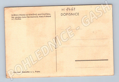 Pohlednice U Svatého Antoníčka kroje Elektafilm etnografie (M8461)