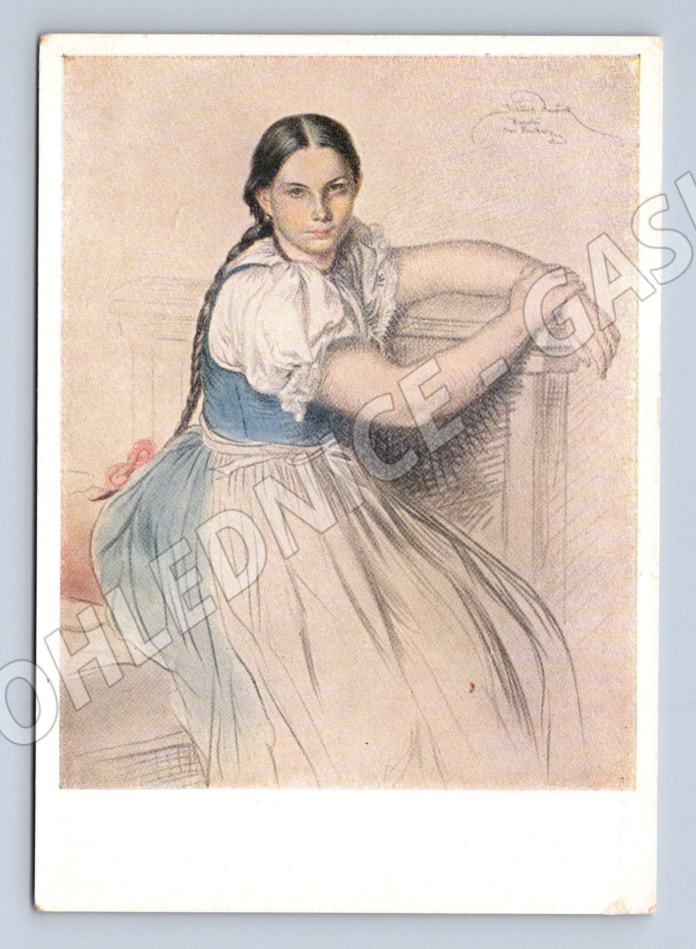 Pohlednice Josef Mánes Johanka Dvořáková Orbis (M8462)