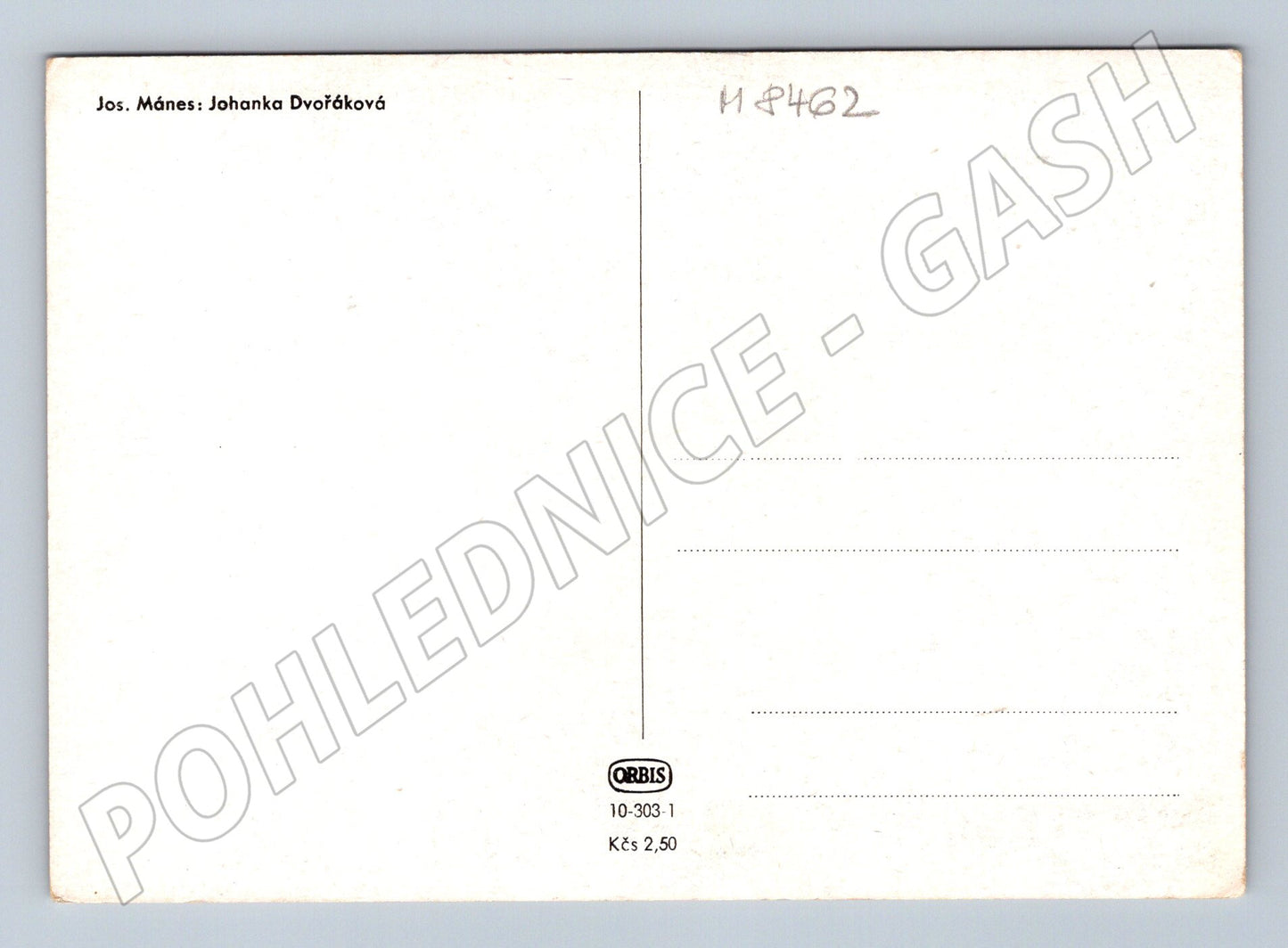 Pohlednice Josef Mánes Johanka Dvořáková Orbis (M8462)