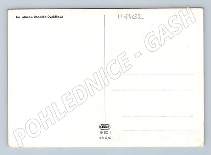 Pohlednice Josef Mánes Johanka Dvořáková Orbis (M8462)