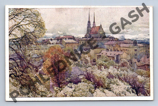 Pohlednice Brno katedrála sv Petra a Pavla J Šetelík (M847)