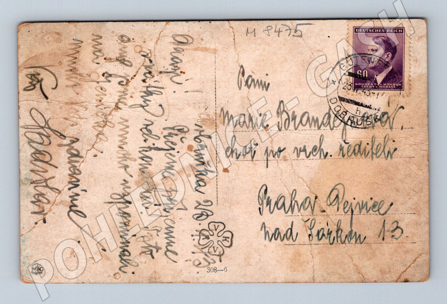 Pohlednice Dívka z Uherského Ostrohu v kroji Muttich (M8475)