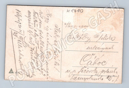 Pohlednice Lidové kroje u studny 1900 etnografie (M8480)