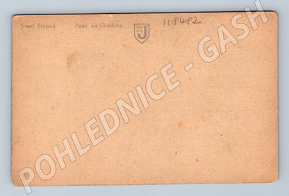 Pohlednice Pouť na Chodsku Josef Strnad etnografická (M8482)