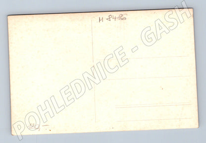 Pohlednice Dívky v lidových krojích starší etnografie (M8486)