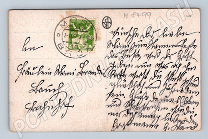 Pohlednice Žena v kroji etnografický motiv poštovní průchod (M8499)