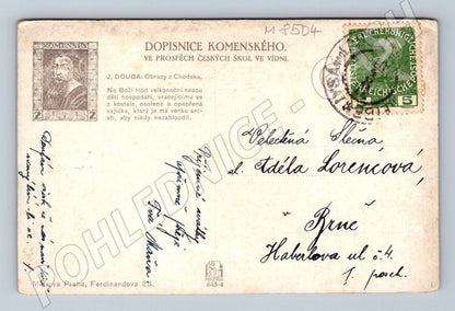 Pohlednice Velikonoční Chodsko tradice J Douba etnografie (M8504)