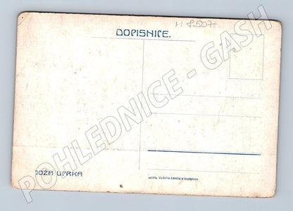 Joža Uprka děti v krojích etnografická pohlednice (M8507)