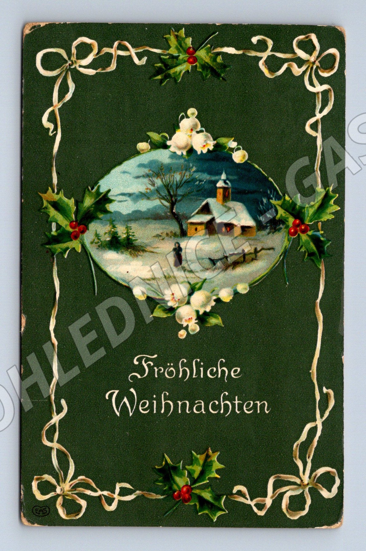 Fröhliche Weihnachten 1911 Teplitz vánoce (M8531)