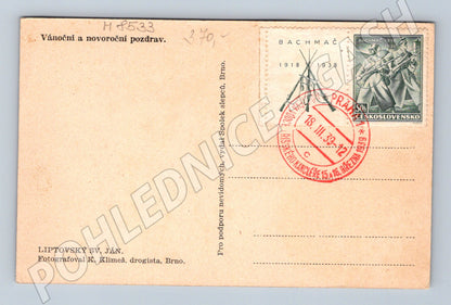 Liptovský Sv. Ján historická pohlednice 1939 (M8533)