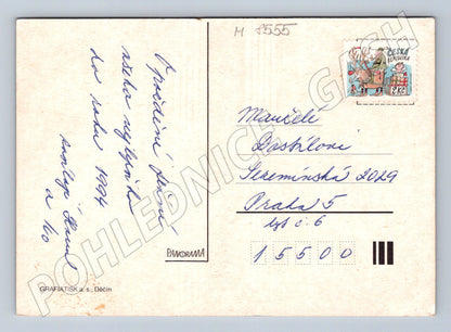 Novoroční děti u sudu Česká republika 1994 (M8555)