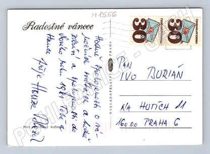 České malířství ručně psaná pohlednice 1981 (M8556)