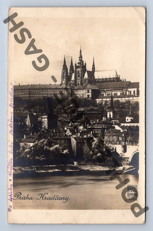 Pohlednice Praha Hradčany 1921 malý formát (M856)