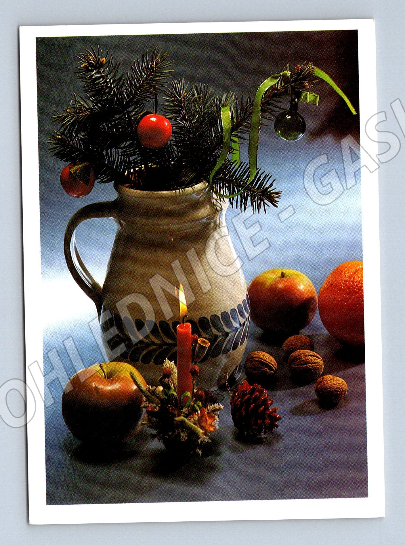 Vánoce 1993 zátiší velkoformát ČSFR (M8564)