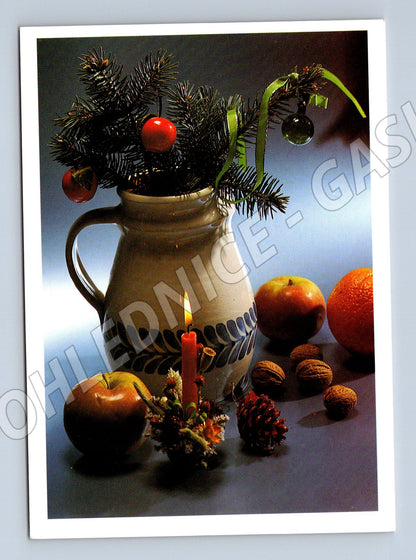 Vánoce 1993 zátiší velkoformát ČSFR (M8564)