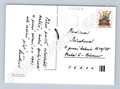 Vánoce 1993 zátiší velkoformát ČSFR (M8564)