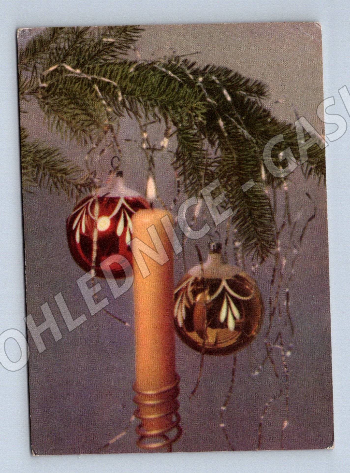 Vánoční ČSR malý formát se známkou (M8570)