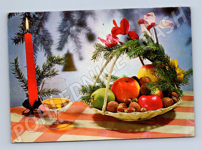 Vánoční Československo malý formát prošlá (M8579)