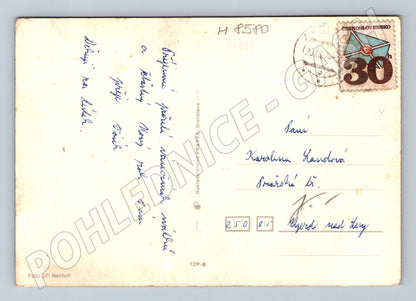 Vánoční Československo malý formát prošlá (M8580)